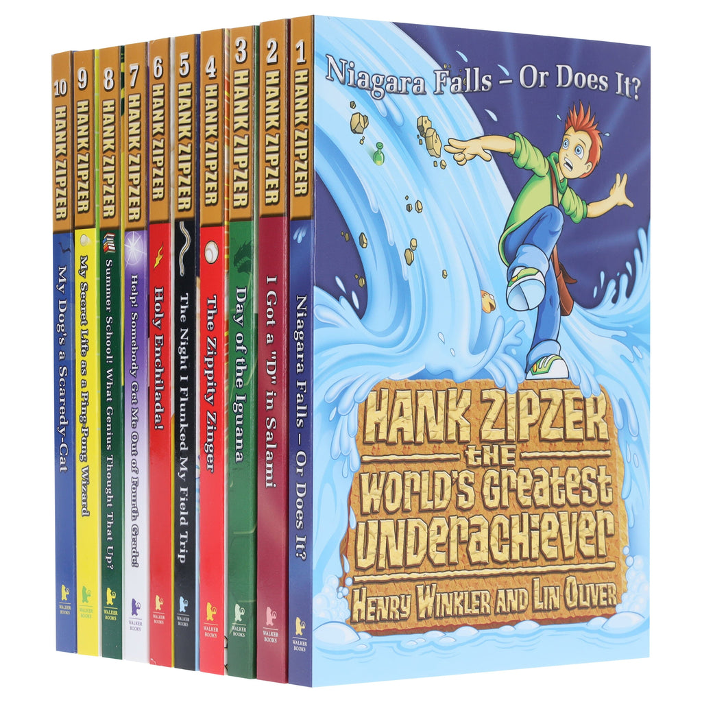 Hank Zipzer Collection Henry Winkler Lin Oliver 10 Collection Ages 7 9 Paperback