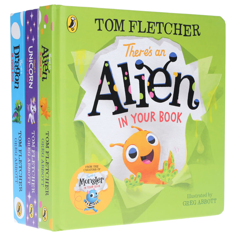 Who's In Your Book? Series By Tom Fletcher: 3 Books Collection Set - Ages 2-5 - Board Book 0-5 Penguin
