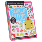 Playtime Learning Numbers Words Colours Sticker Activity 10 Books Set by Make Believe Ideas – Ages 4+ - Paperback 5-7 Make Believe Ideas