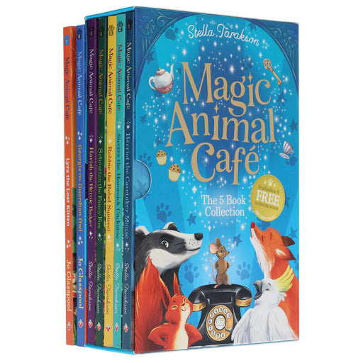Magic Animal Cafe Series by Stella Tarakson & Jo Glasspool 7 Books Collection Set (Includes a Free Audiobooks!) - Ages 7-9 - Paperback 7-9 Sweet Cherry Publishing