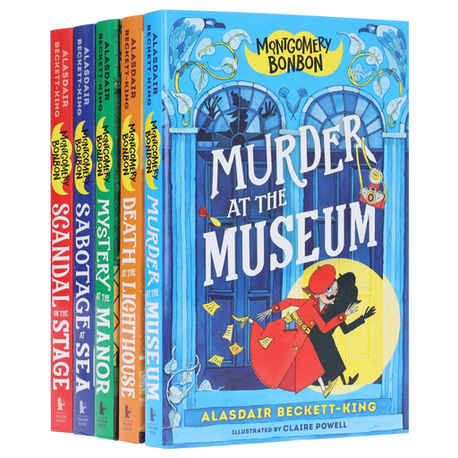 Montgomery Bonbon Series by Alasdair Beckett-King: Illustrated 5 Books Collection Set - Ages 9-12 - Paperback 9-14 Walker Books
