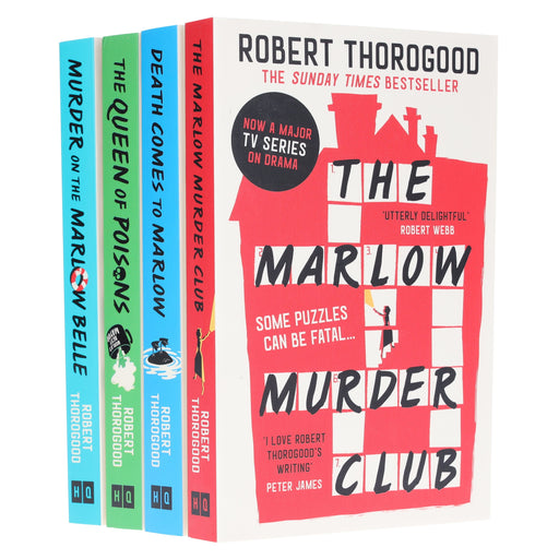 The Marlow Murder Club Mysteries By Robert Thorogood 4 Books Collection Set - Fiction - Paperback Fiction HarperCollins Publishers