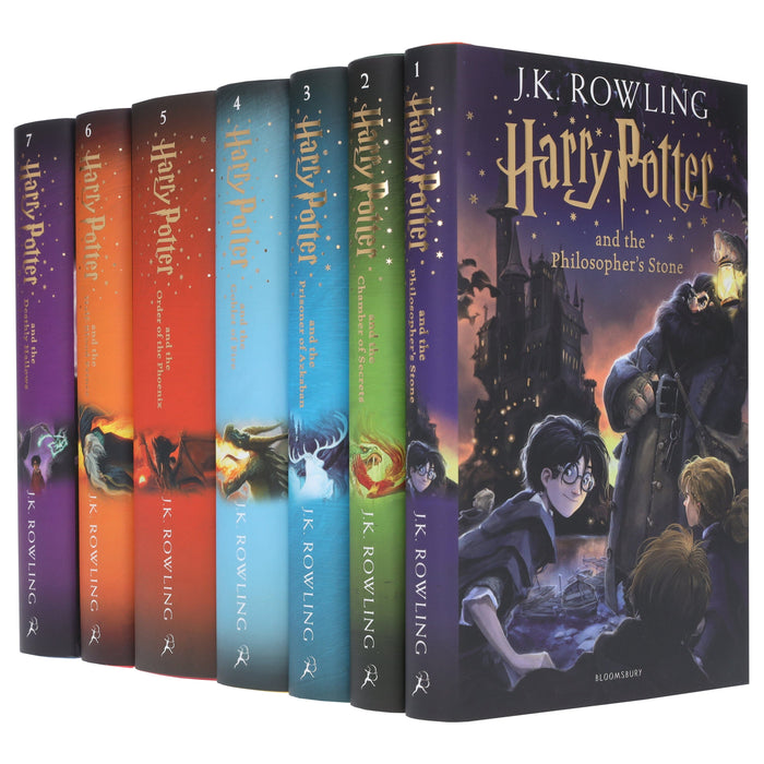 Harry Potter Magical Owl Post Box Set by J.K. Rowling: Complete 7 Books Children’s Collection With Fun Character Stickers! - Ages 9-11 - Hardback 9-14 Bloomsbury Publishing