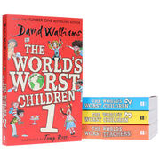 The World's Worst Children Series by David Walliams: Illustrated 4 Books Collection Set - Ages 7-12 -Paperback 7-9 HarperCollins Publishers