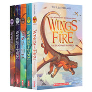 Wings of Fire by Tui T Sutherland 5 Books Collection Set - Ages 9-14 - Paperback 9-14 Scholastic