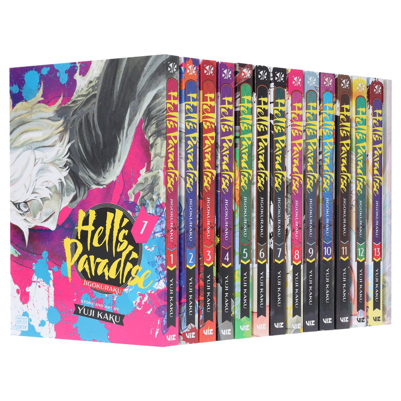 Hell's Paradise: Jigokuraku Volumes 1-13 Complete Collection Box Set by Yuji Kaku - Manga - Paperback Graphic Novels Viz Media, LLC