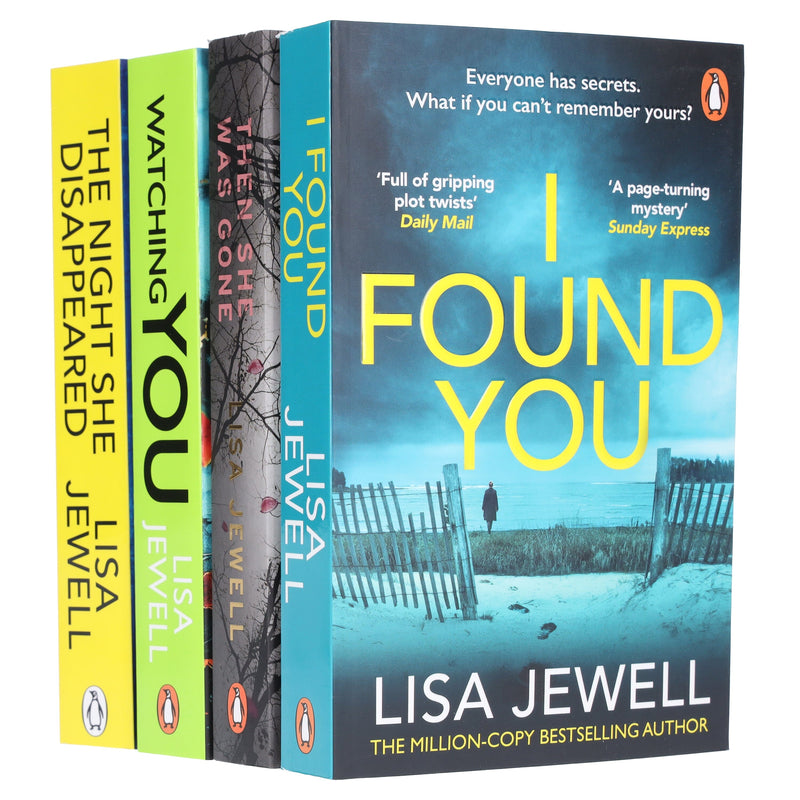 Lisa Jewell's Then She Was Gone, The Night She Disappeared, Watching You & I Found You: 4 Books Collection Set - Fiction - Paperback Fiction Penguin Random House