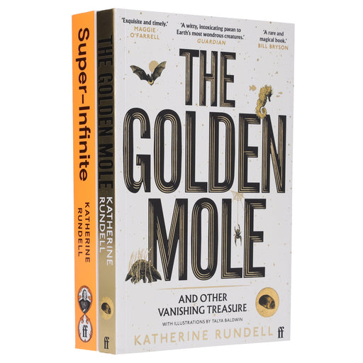 Katherine Rundell Collection (The Golden Mole & Super-Infinite) 2 Books Set - Non Fiction - Paperback Non-Fiction Faber & Faber