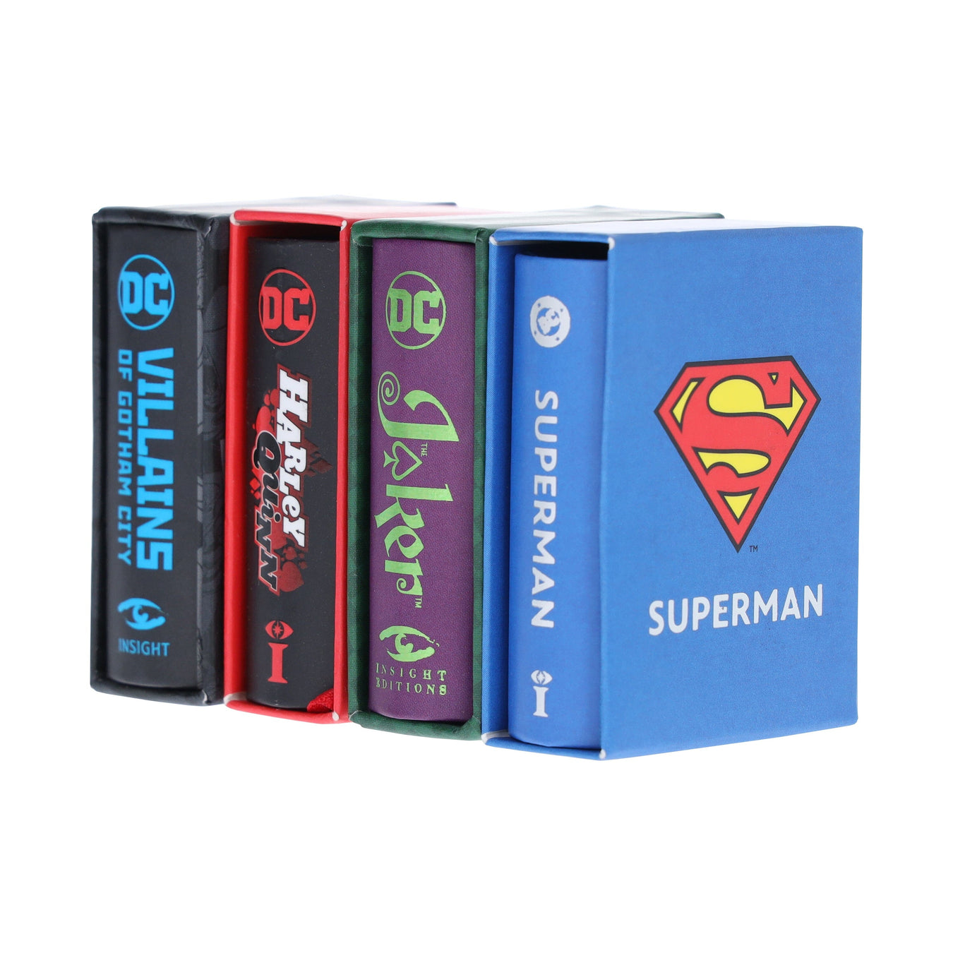 DC Comics Tiny Collection 4 Tiny Books Set - Fiction - Hardback Fiction Insight Editions