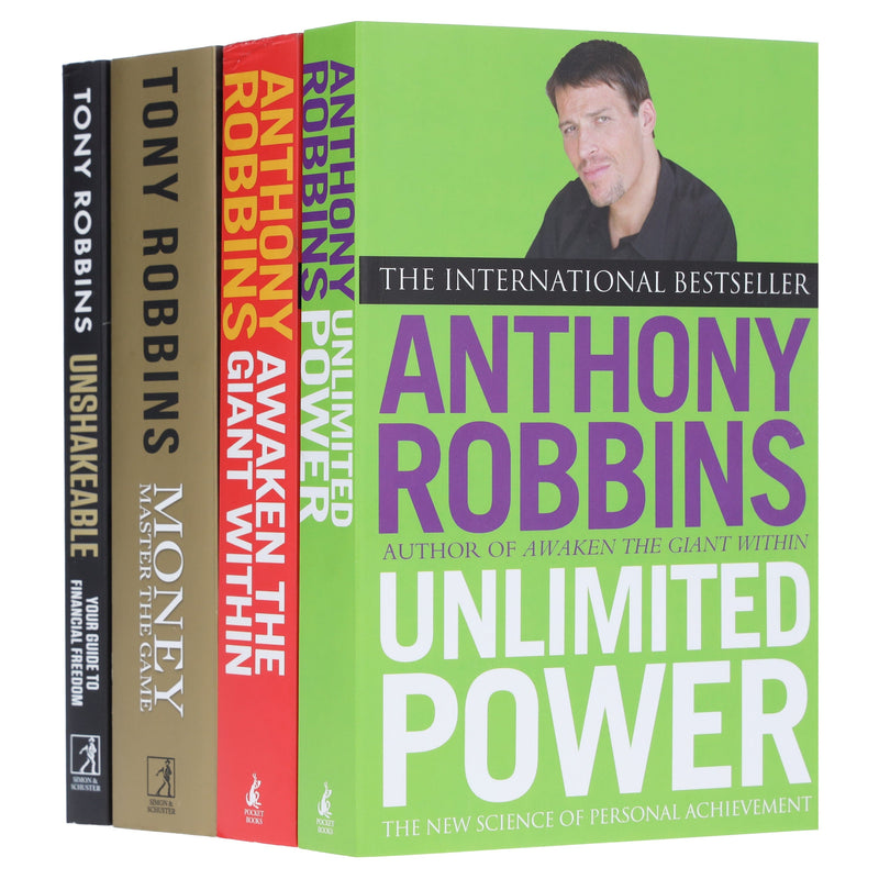 Anthony & Tony Robbins Success Mastery Collection 4 Books Set - Non Fiction - Paperback Non-Fiction Simon & Schuster