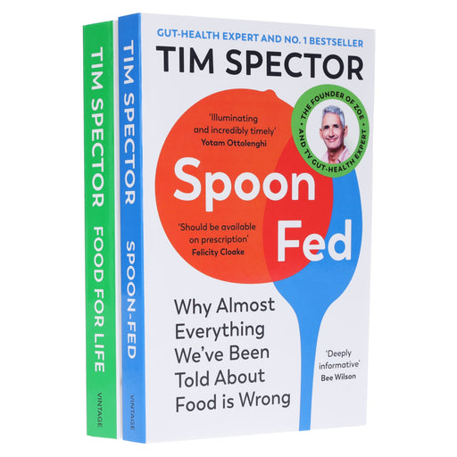 Spoon Fed & Food for Life by Tim Spector: 2 Books Collection Set - Non Fiction - Paperback Non-Fiction Penguin