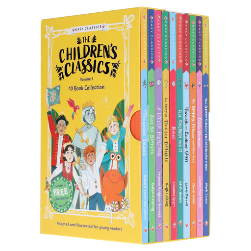 The Children's Easy Classics (Volume 2) 10 Books Collection Box Set (Includes Free Audiobooks!) - Ages 7-9 - Paperback 7-9 Sweet Cherry Publishing