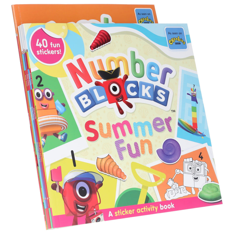 Numberblocks Colouring Fun & Sticker Activity Book Collection 5 Books Set - Ages 3+ - Paperback 0-5 Sweet Cherry Publishing