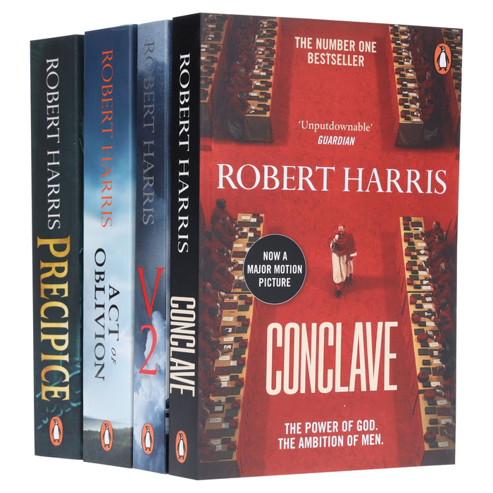 Robert Harris Collection (Conclave,V2, Act of Oblivion & Precipice) 4 Books Set - Fiction - Paperback Fiction Penguin Random House