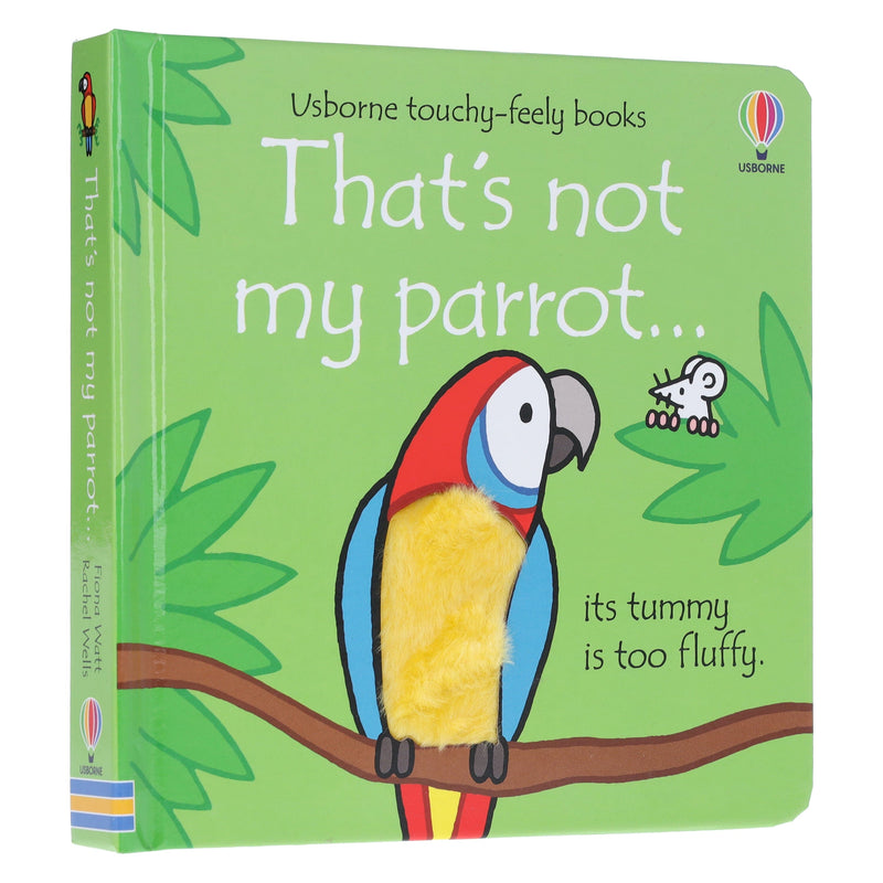 That's Not My Parrot by Fiona Watt (Usborne Touchy-Feely Books) - Ages 0-2 - Sprayed Edges Board Book 0-5 Usborne Publishing Ltd