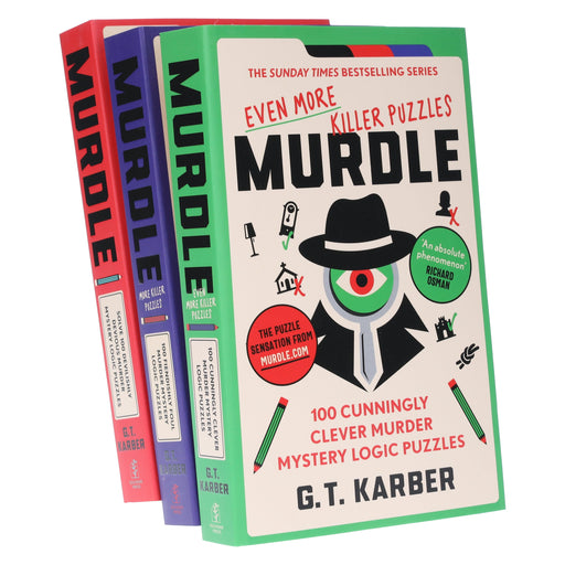 Murdle Puzzle Series By G.T Karber 3 Books Collection Set - Fiction - Paperback Non-Fiction Profile Books Ltd
