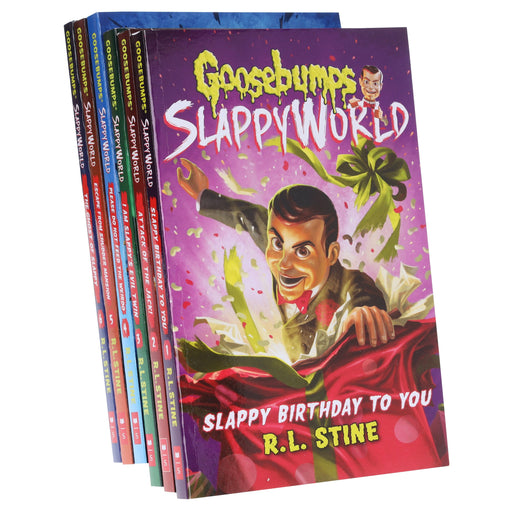 Goosebumps SlappyWorld 6 Books Collection by R. L. Stine - Ages 8-12 - Paperback 9-14 Scholastic
