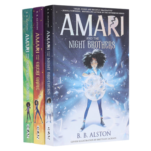Amari and the Night Brothers Series by B. B. Alston 3 Books Collection Set - Ages 8+ - Paperback 9-14 HarperCollins Publishers