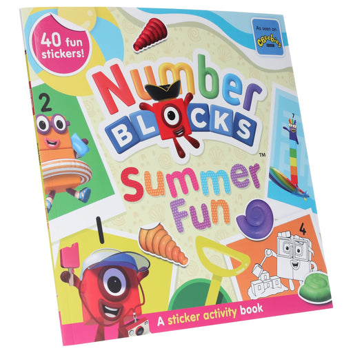 Numberblocks Summer Fun: A Sticker Activity Book - Quizzes, Puzzles, Fun Games - Ages 3-6 - Paperback 3-5 Sweet Cherry Publishing