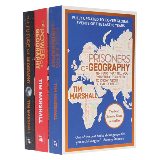 Tim Marshall on Geopolitics: Prisoners, Power & Future of Geography 3 Books Collection Set - Non Fiction - Paperback Non-Fiction Elliott & Thompson Limited