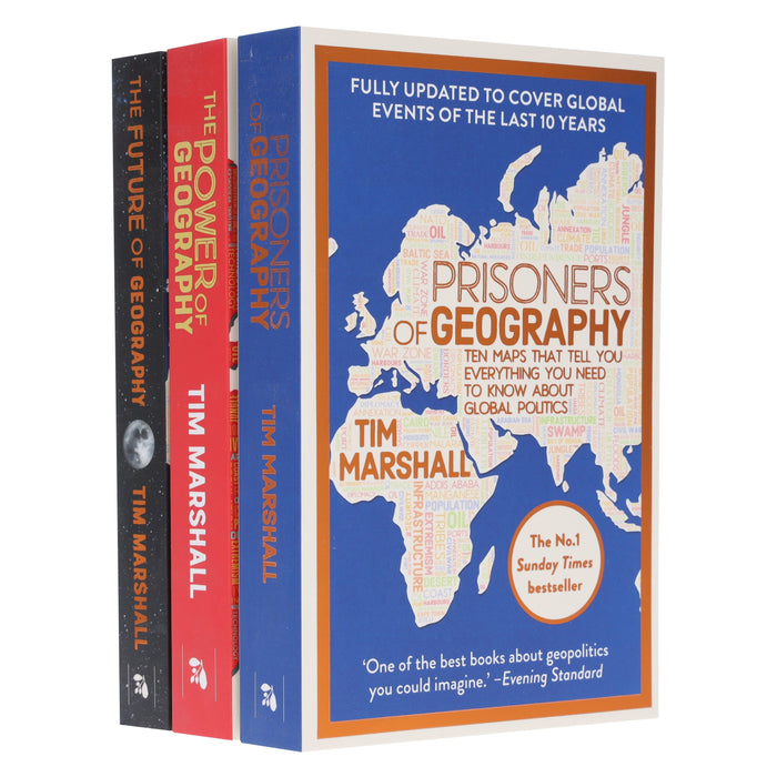 Tim Marshall on Geopolitics: Prisoners, Power & Future of Geography 3 Books Collection Set - Non Fiction - Paperback Non-Fiction Elliott & Thompson Limited