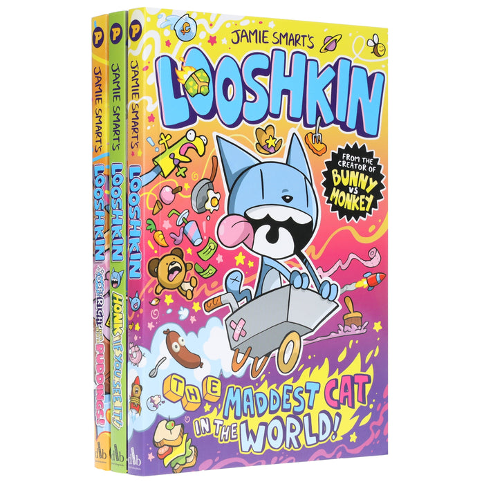 Looshkin by Jamie Smart: 3 Books Graphic Novels Collection Set - Ages 7+ - Paperback 7-9 David Fickling Books