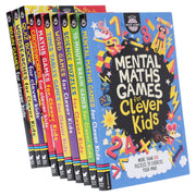 Brain Games For Clever Kids by Gareth Moore & Chris Dickason 10 Activity Books Collection Set - Ages 8-11 - Paperback 9-14 Buster Books