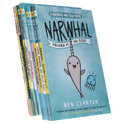 Narwhal and Jelly Series By Ben Clanton: Graphic Novels 9 Books Collection Set - Ages 4-8 - Paperback Graphic Novels Egmont Publishing