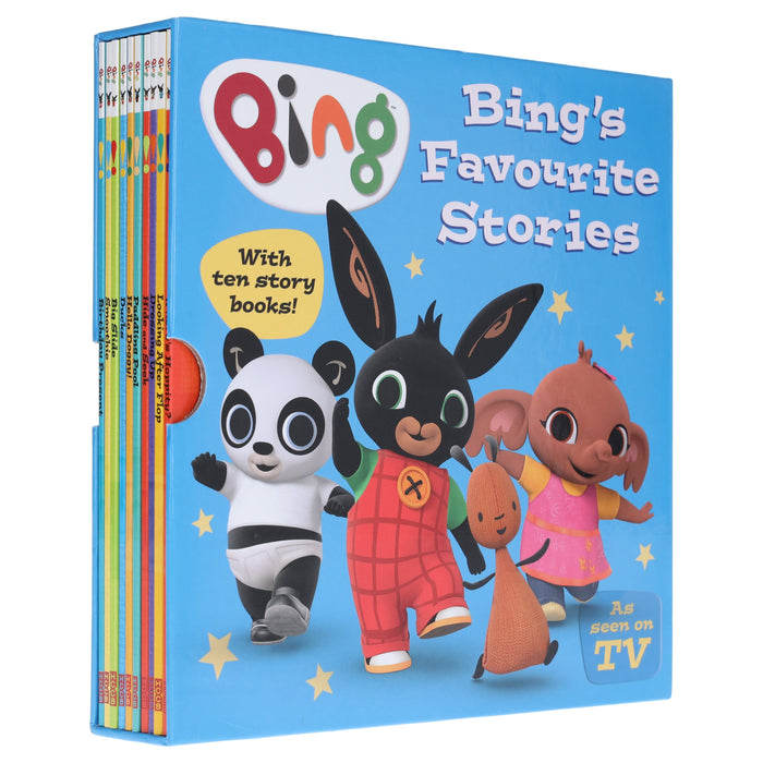 Bing Bunny 10 Books Favourite Stories Box Set By Ted Dewan - Ages 7-9 - Paperback 7-9 HarperCollins Publishers
