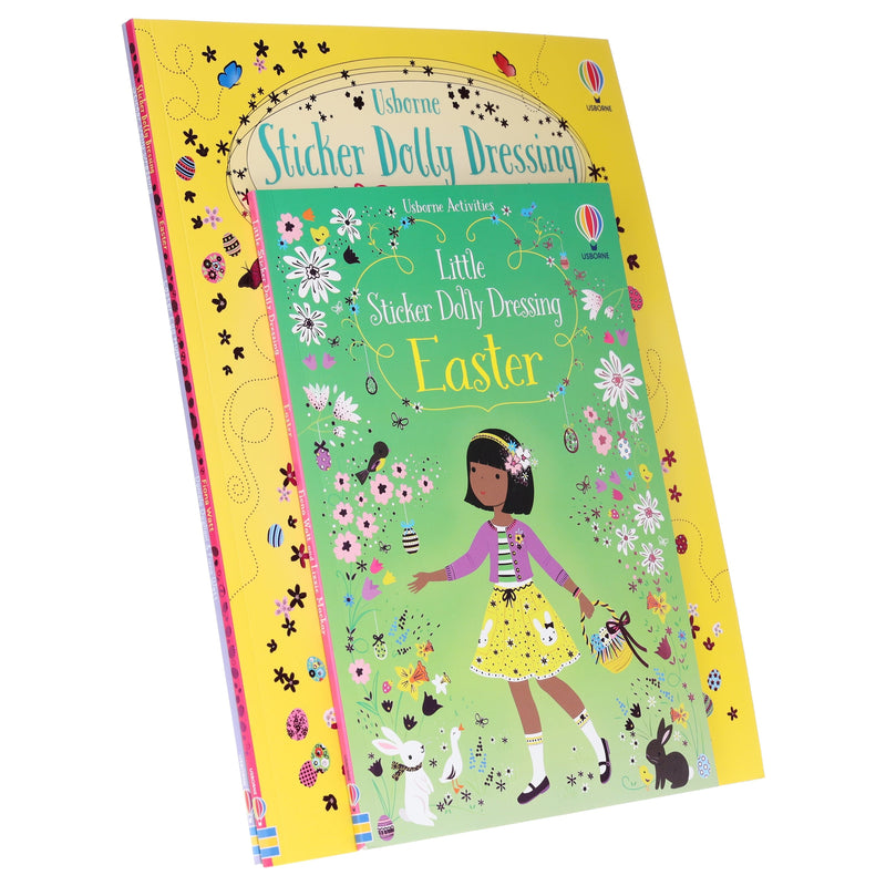 Sticker Dolly Dressing Easter Picture Book Collection by Fiona Watt: illustrated 3 Books Set - Ages 4+ - Paperback Non-Fiction Usborne Publishing Ltd