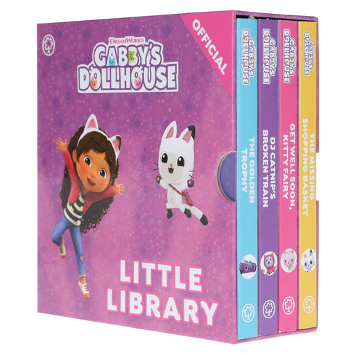DreamWorks Official Gabby's Dollhouse Little Library 4 Books Collection Box Set - Ages 3+ - Board Book 3-5 Orchard Books