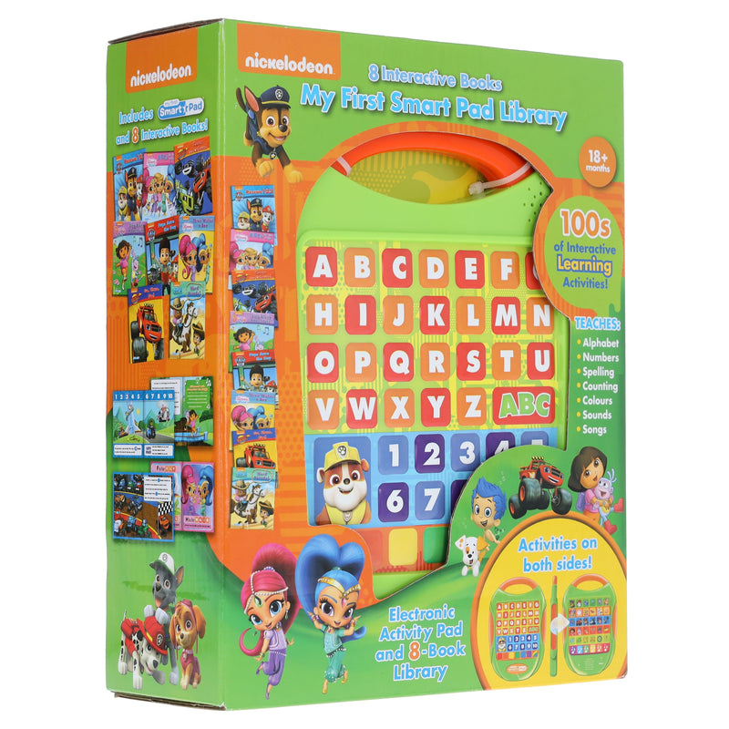 Nickelodeon PAW Patrol: My First Smart Pad Library & 8 Interactive Books Box Set - 18 Months+ - Educational Toy 0-5 PI Kids