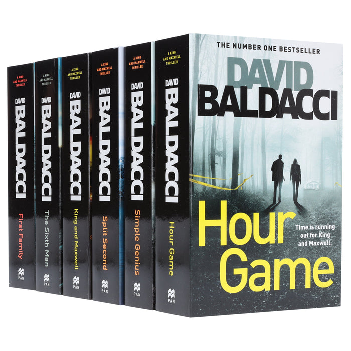 King and Maxwell Series by David Baldacci: 6 Books Collection Set - Fiction - Paperback Fiction Macmillan