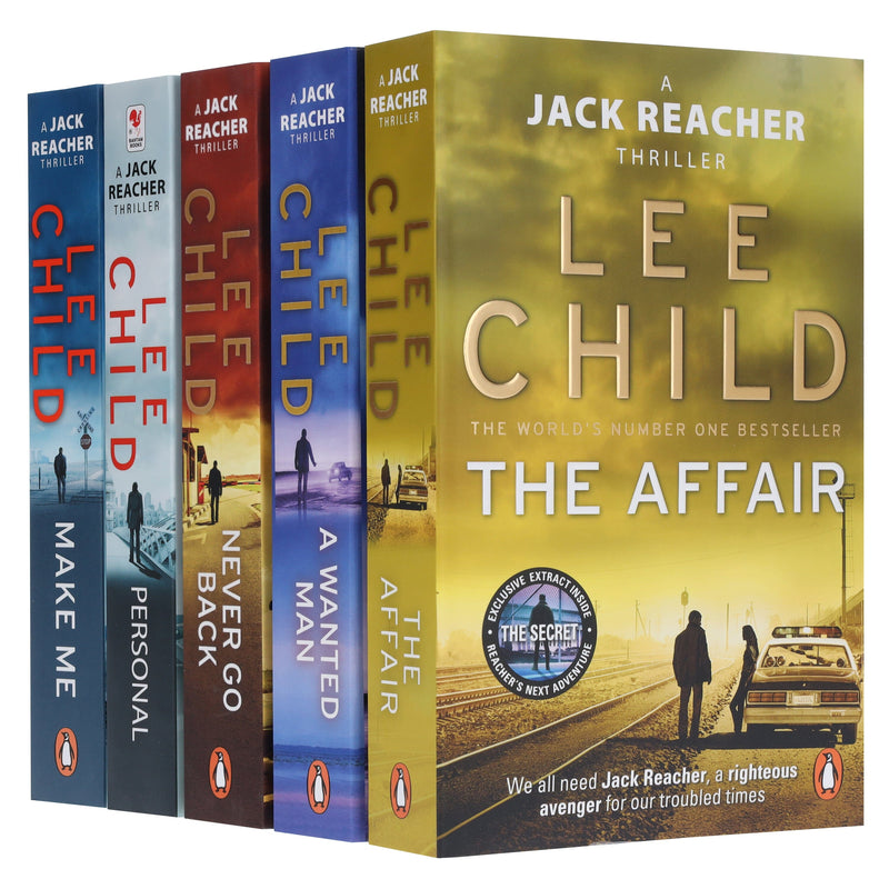 Jack Reacher by Lee Child: Books 16-20 Collection Set - Fiction - Paperback Fiction Penguin Random House
