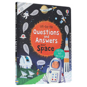 Usborne: Lift-the-Flap Questions and Answers About Space by Katie Daynes - Ages 5+ - Board Book 5-7 Usborne Publishing Ltd