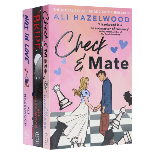 Ali Hazelwood's Check & Mate, Bride & Not in Love 3 Books Collection Set - Fiction - Paperback Fiction Hachette