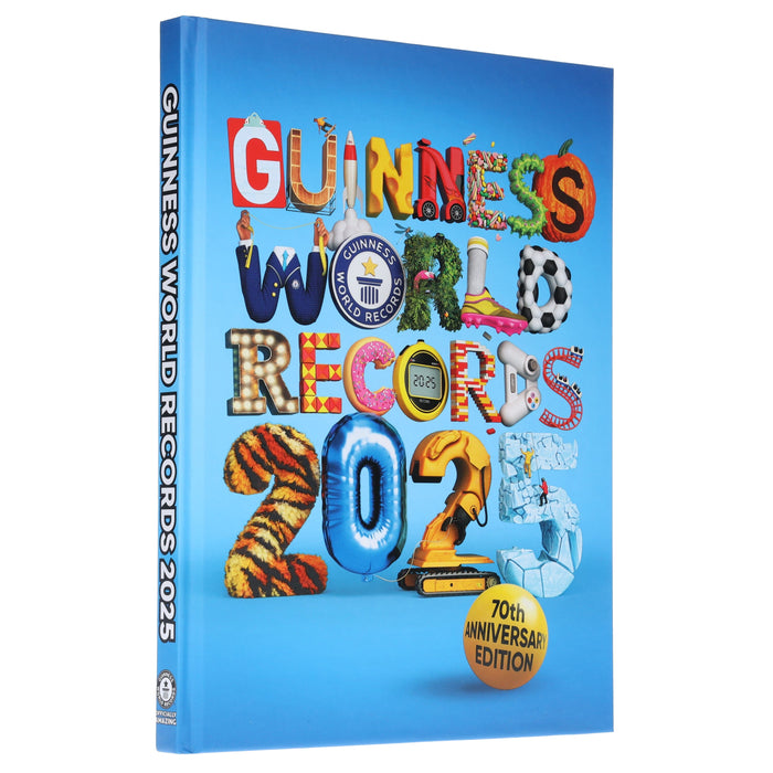 Guinness World Records 2025 (70th Anniversary Edition) - Ages 7+ - Hardcover Non-Fiction Guinness World Records Limited