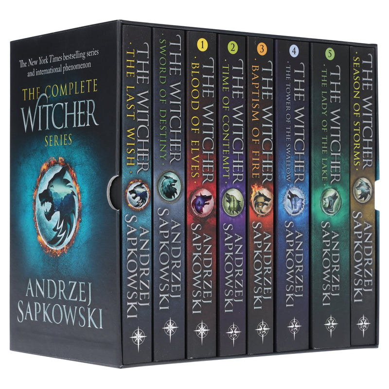 The Witcher Complete Series By Andrzej Sapkowski 8 Books Box Set Collection - Fiction - Paperback B2D DEALS Hachette