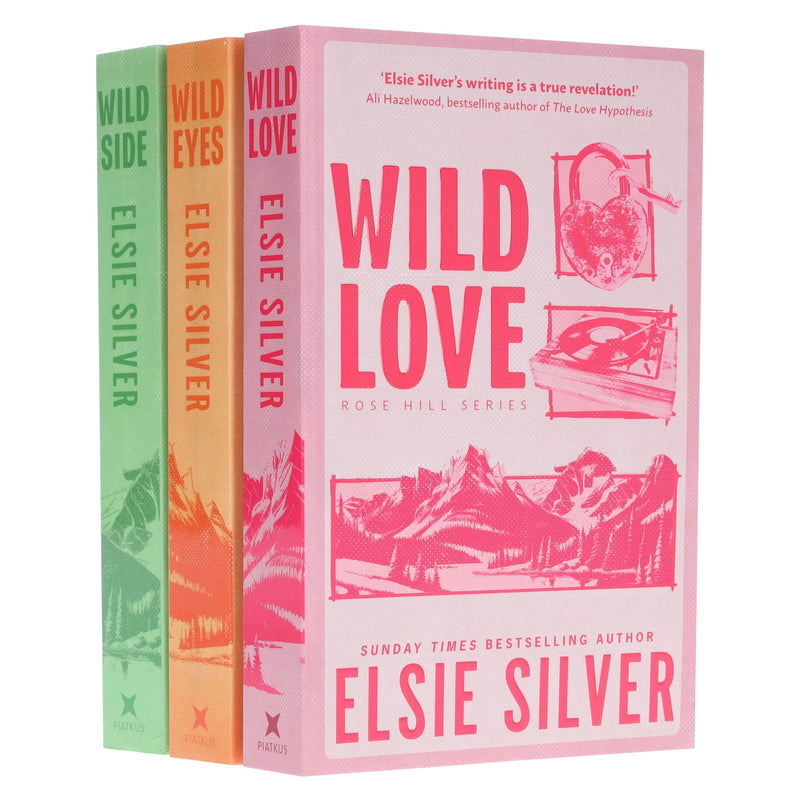 Rose Hill Series By Elsie Silver (Wild Love, Wild Eyes & Wild Side) 3 Books Collection Set - Fiction - Paperback Fiction Hachette