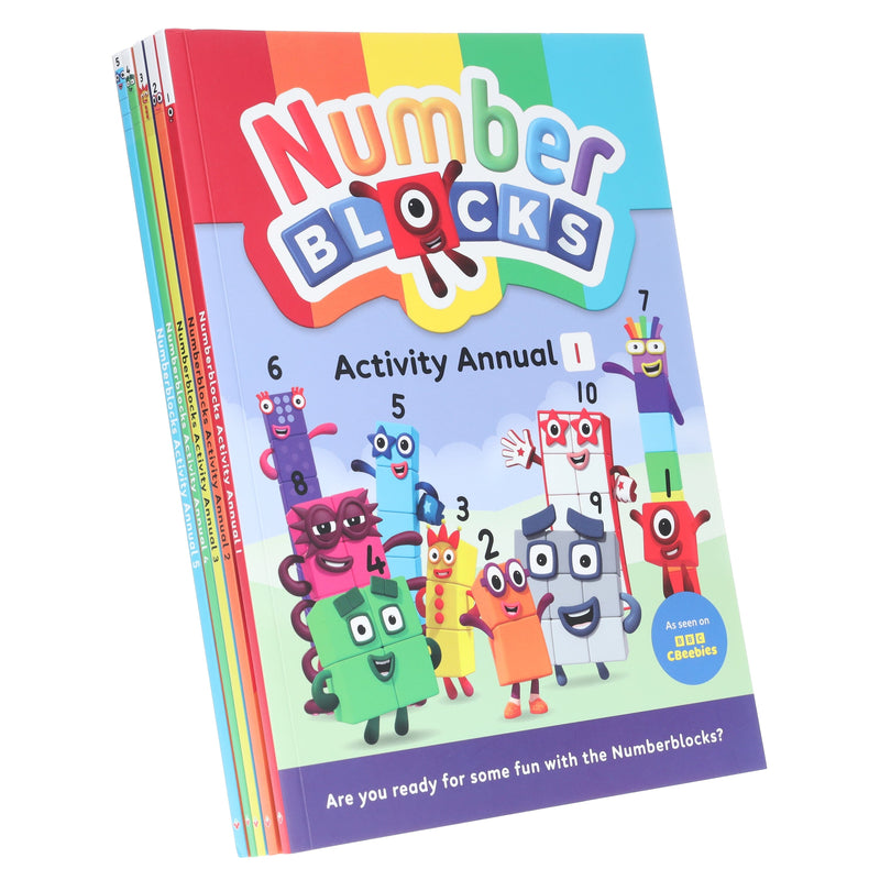 Numberblocks Fun Activity Annuals 1-5 Collection: 5 Books Set By Sweet Cherry Publishing - Ages 4+ - Paperback 3-5 Sweet Cherry Publishing