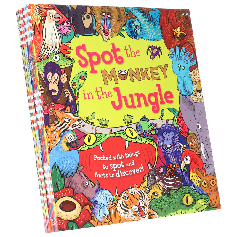 Spot & Facts To Discover By Alexandra Koken 10 Picture Books Children Collection Set - Paperback -Age 4-7 5-7 QED Publishing