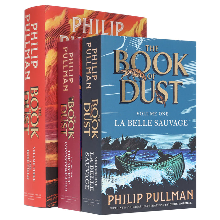 The Book of Dust (Vol 1-3) (His Dark Materials) by Philip Pullman Illustrated 3 Books Collection Set - Ages 12-17 - Paperback/Hardback Fiction Penguin Random House