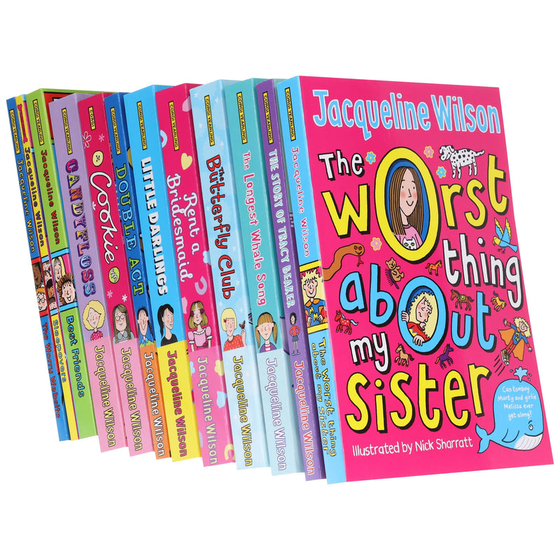 Jacqueline Wilson Collection 12 Books Set - Ages 9-14 - Paperback 9-14 Penguin Random House
