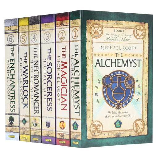 The Secrets of the Immortal Nicholas Flamel Collection by Michael Scott 6 Books Set - Ages 9-17 - Paperback Young Adult Penguin Random House