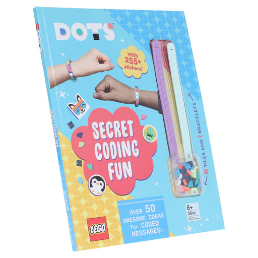 LEGO® DOTS®: Secret Coding Fun! (with stickers, LEGO tiles and two wristbands) - Ages 5-7 - Hardback 5-7 Studio Fun Intl