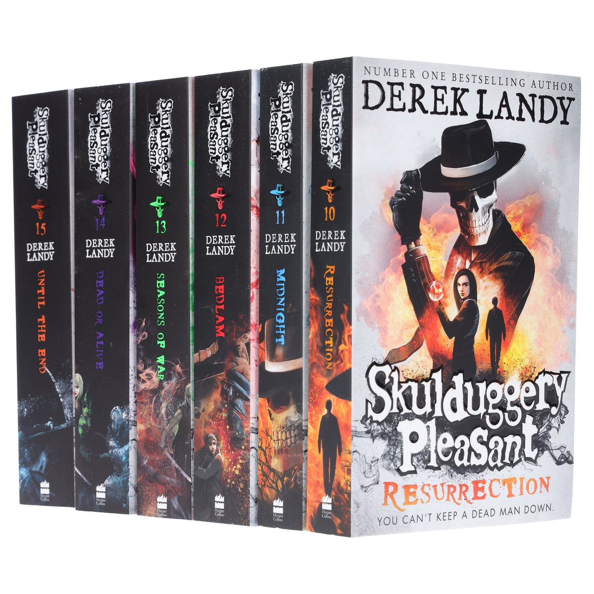 Skulduggery Pleasant Series (Book 10-15) by Derek Landy 6 Books Collec ...