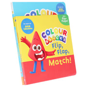 Colourblocks Colour Play: A Lift-the-Flap Book & Colourblocks Flip, Flap, Match! 2 Books Collection Set - Ages 3-6 - Board Book 3-5 Sweet Cherry Publishing