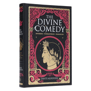 The Divine Comedy - Inferno, Purgatorio, Paradiso by Dante Alighieri - Fiction - Hardcover (Leather-Bound) Fiction Wilco Books