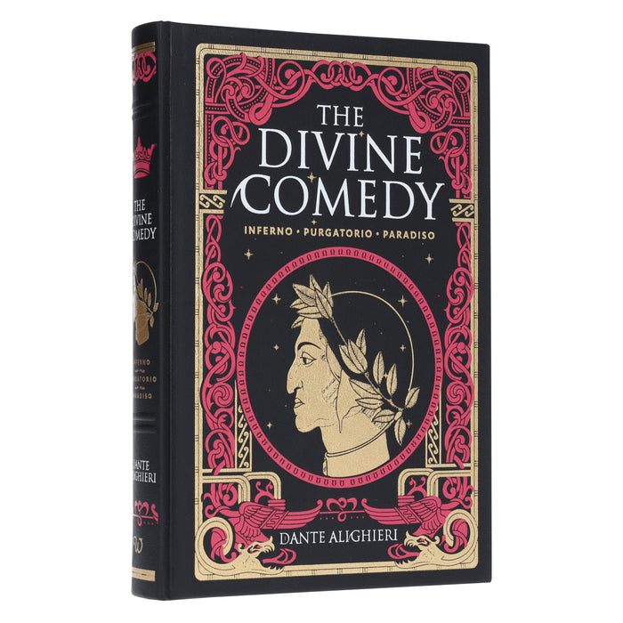 The Divine Comedy - Inferno, Purgatorio, Paradiso by Dante Alighieri - Fiction - Hardcover (Leather-Bound) Fiction Wilco Books