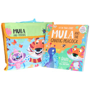 Mula and the Fly Animal 5 Picture Books Collection Set & Mula and Friends Children Hand Bag in Green & Blue Colour - Ages 3-6 - Paperback 3-5 Sweet Cherry Publishing